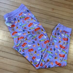 BAMBOO BLISS Women Pajama Lounge Jogger Pants Friends Central Perk Novelty Print